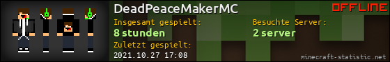 Benutzerleisten 560x90 für DeadPeaceMakerMC