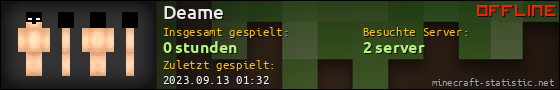 Benutzerleisten 560x90 für Deame