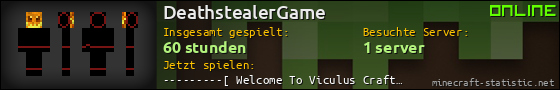 Benutzerleisten 560x90 für DeathstealerGame