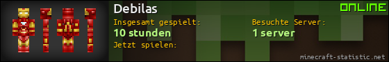 Benutzerleisten 560x90 für Debilas
