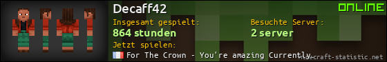 Benutzerleisten 560x90 für Decaff42