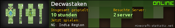 Benutzerleisten 560x90 für Decwastaken