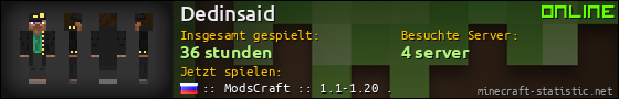 Benutzerleisten 560x90 für Dedinsaid