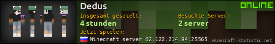 Benutzerleisten 560x90 für Dedus