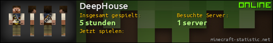 Benutzerleisten 560x90 für DeepHouse