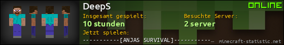 Benutzerleisten 560x90 für DeepS