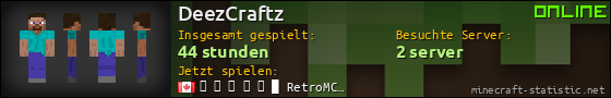 Benutzerleisten 560x90 für DeezCraftz