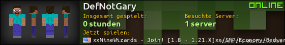 Benutzerleisten 560x90 für DefNotGary