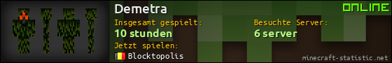 Benutzerleisten 560x90 für Demetra