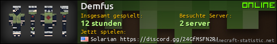 Benutzerleisten 560x90 für Demfus