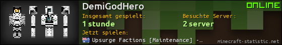 Benutzerleisten 560x90 für DemiGodHero