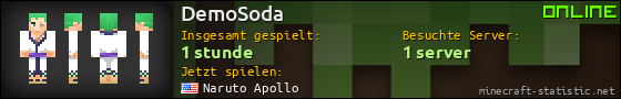 Benutzerleisten 560x90 für DemoSoda
