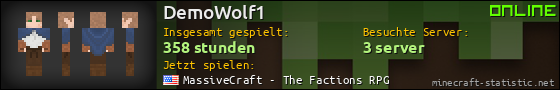 Benutzerleisten 560x90 für DemoWolf1