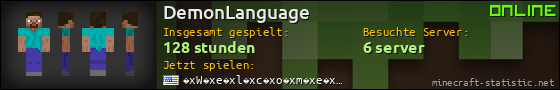 Benutzerleisten 560x90 für DemonLanguage