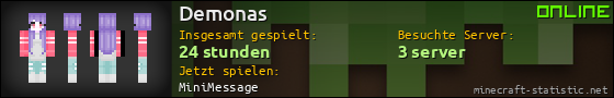 Benutzerleisten 560x90 für Demonas