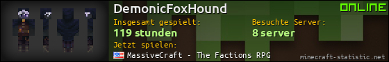 Benutzerleisten 560x90 für DemonicFoxHound