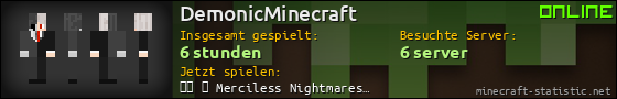 Benutzerleisten 560x90 für DemonicMinecraft