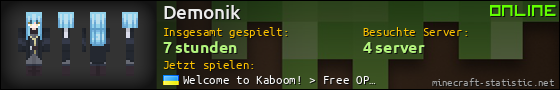 Benutzerleisten 560x90 für Demonik