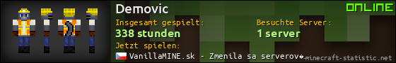 Benutzerleisten 560x90 für Demovic