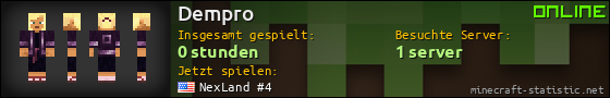 Benutzerleisten 560x90 für Dempro