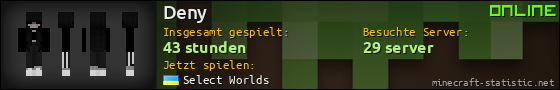 Benutzerleisten 560x90 für Deny
