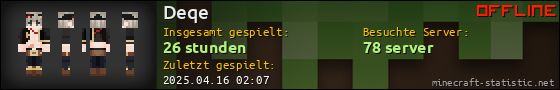 Benutzerleisten 560x90 für Deqe