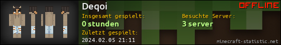 Benutzerleisten 560x90 für Deqoi