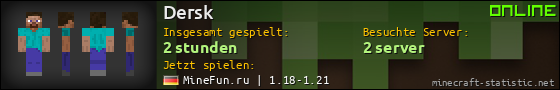 Benutzerleisten 560x90 für Dersk