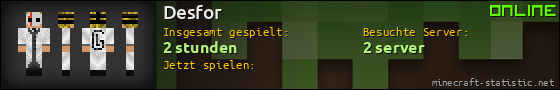 Benutzerleisten 560x90 für Desfor