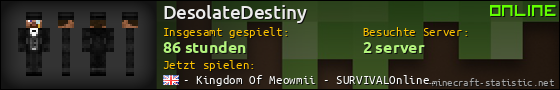 Benutzerleisten 560x90 für DesolateDestiny