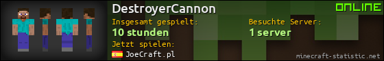 Benutzerleisten 560x90 für DestroyerCannon