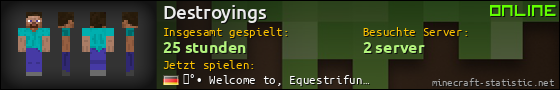 Benutzerleisten 560x90 für Destroyings