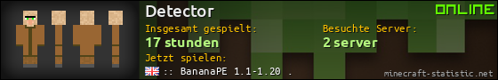 Benutzerleisten 560x90 für Detector