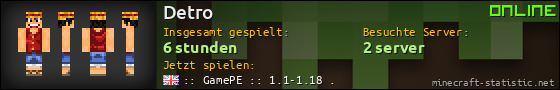 Benutzerleisten 560x90 für Detro