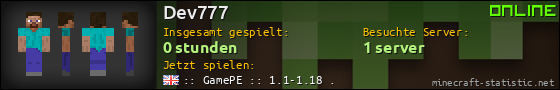 Benutzerleisten 560x90 für Dev777