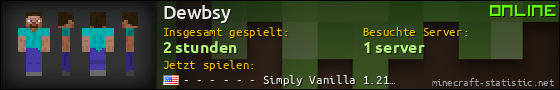 Benutzerleisten 560x90 für Dewbsy