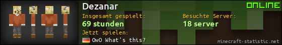 Benutzerleisten 560x90 für Dezanar