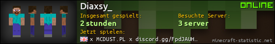 Benutzerleisten 560x90 für Diaxsy_