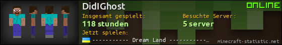 Benutzerleisten 560x90 für DidIGhost