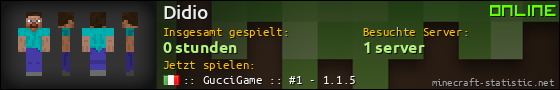 Benutzerleisten 560x90 für Didio