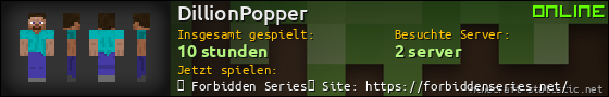 Benutzerleisten 560x90 für DillionPopper