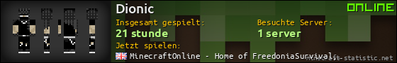 Benutzerleisten 560x90 für Dionic