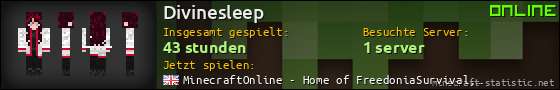 Benutzerleisten 560x90 für Divinesleep