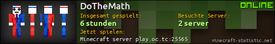 Benutzerleisten 560x90 für DoTheMath