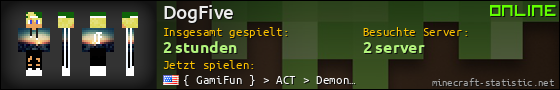 Benutzerleisten 560x90 für DogFive