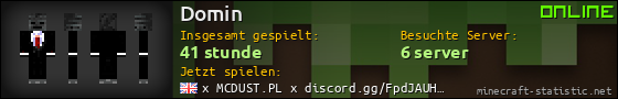 Benutzerleisten 560x90 für Domin