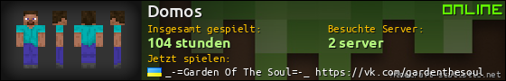 Benutzerleisten 560x90 für Domos