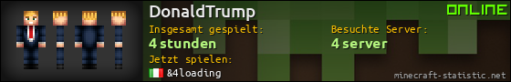 Benutzerleisten 560x90 für DonaldTrump