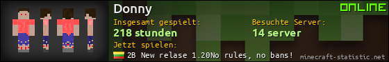 Benutzerleisten 560x90 für Donny