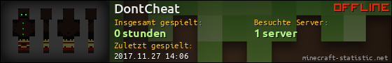 Benutzerleisten 560x90 für DontCheat